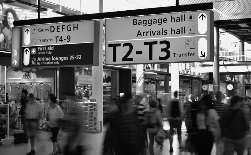 I like traveling by plane